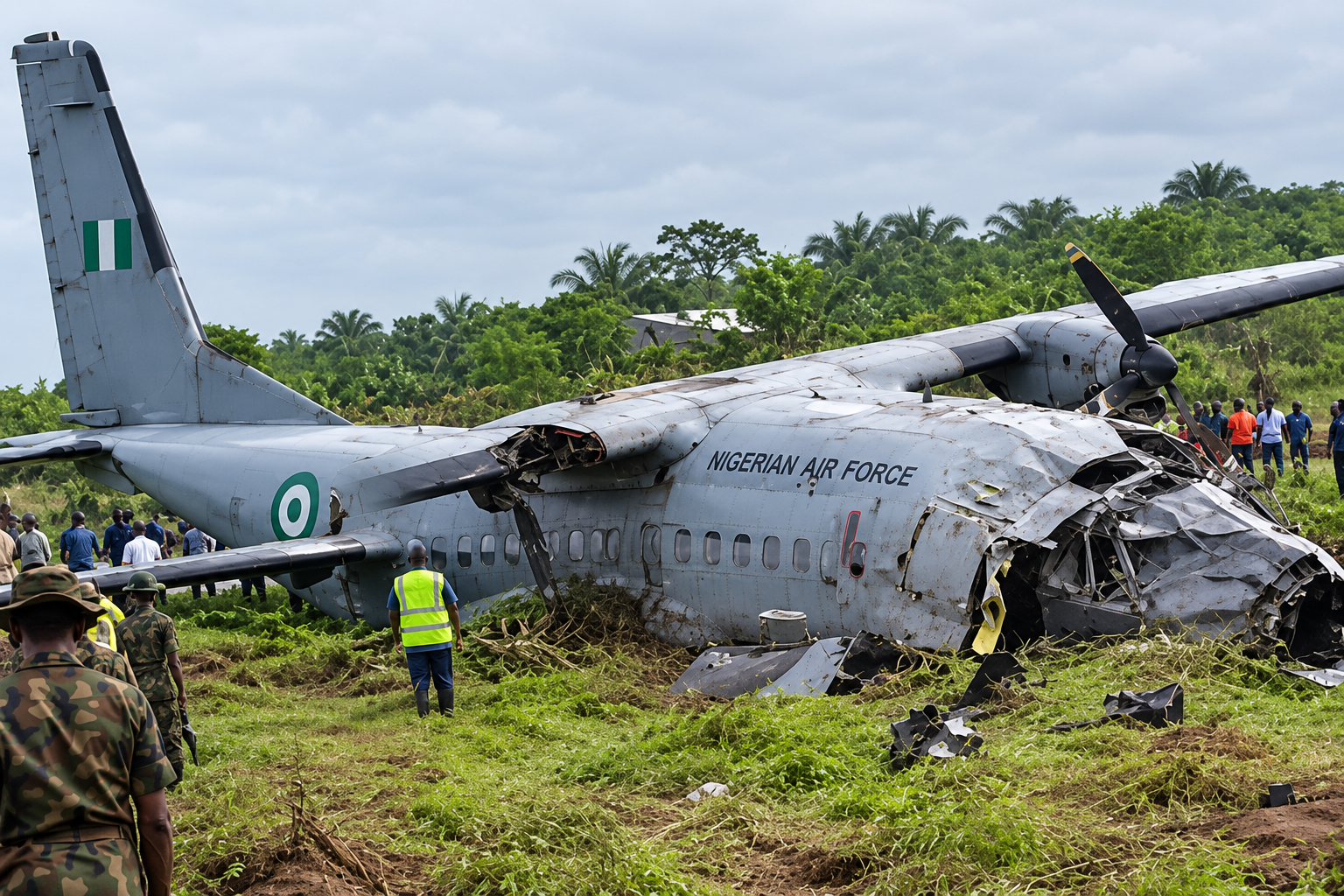 Plane crash image