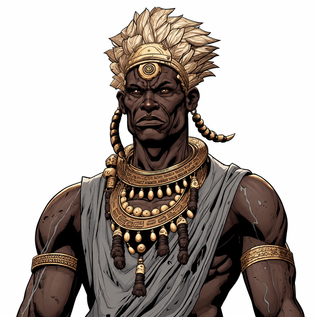 Ancient black person art