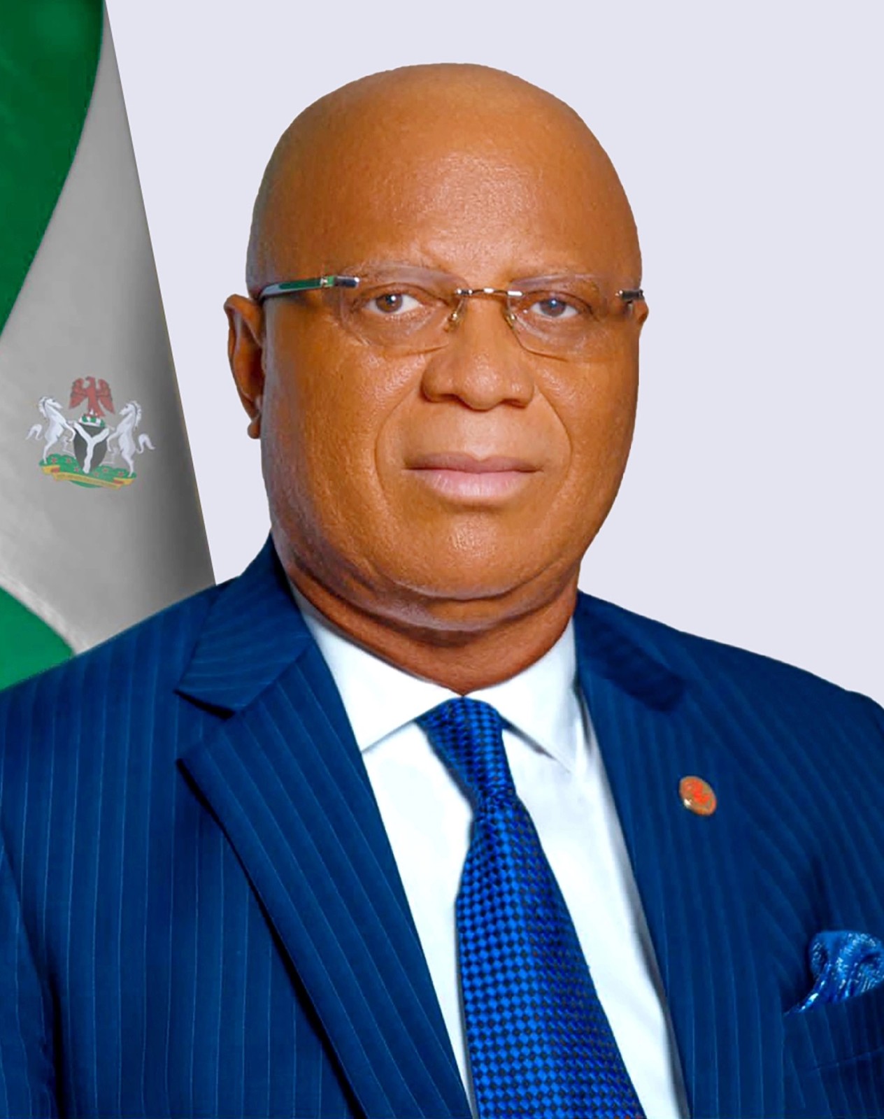 Portrait of Umo Eno, Governor of Akwa Ibom State