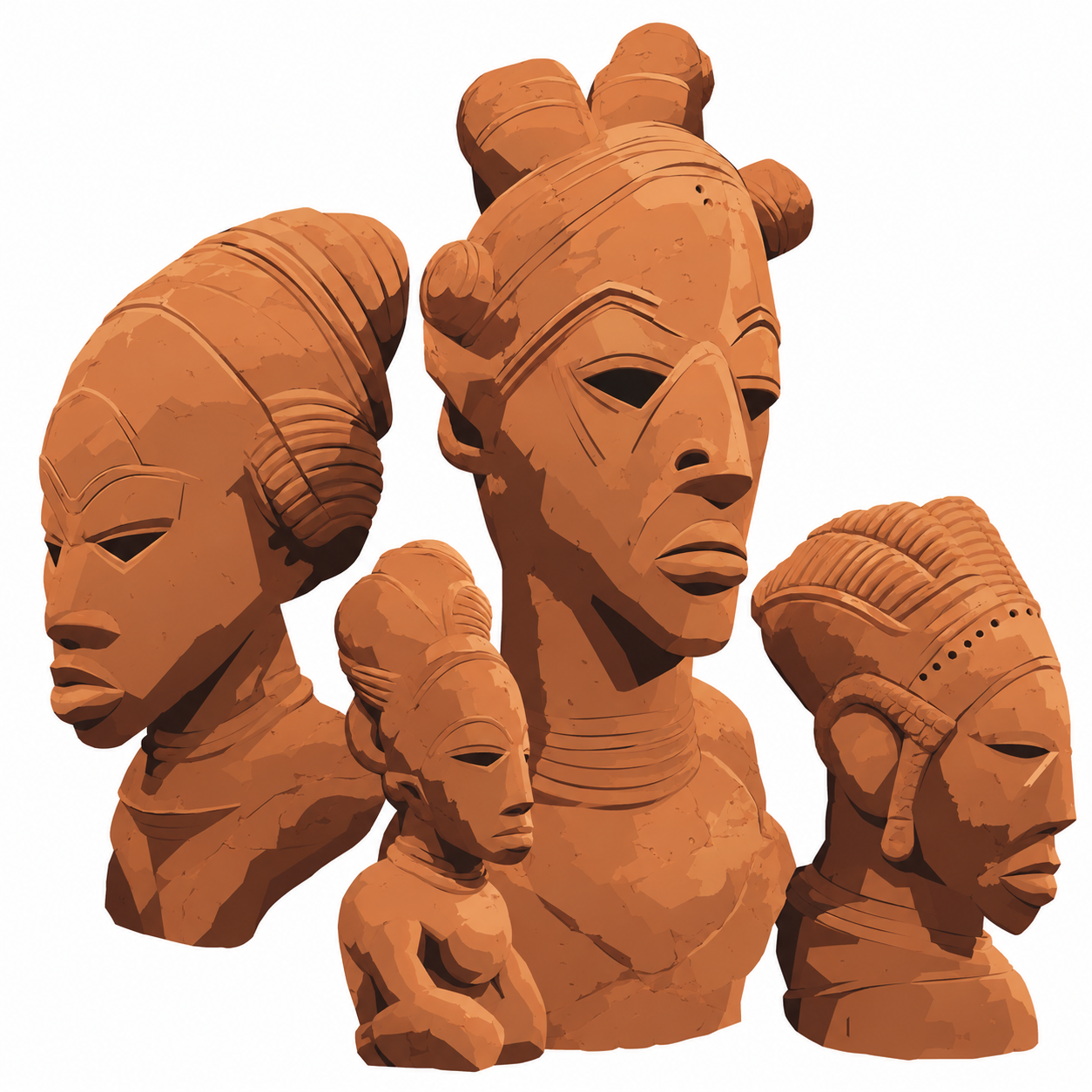 Nok Sculpture digital art (Openr image) 